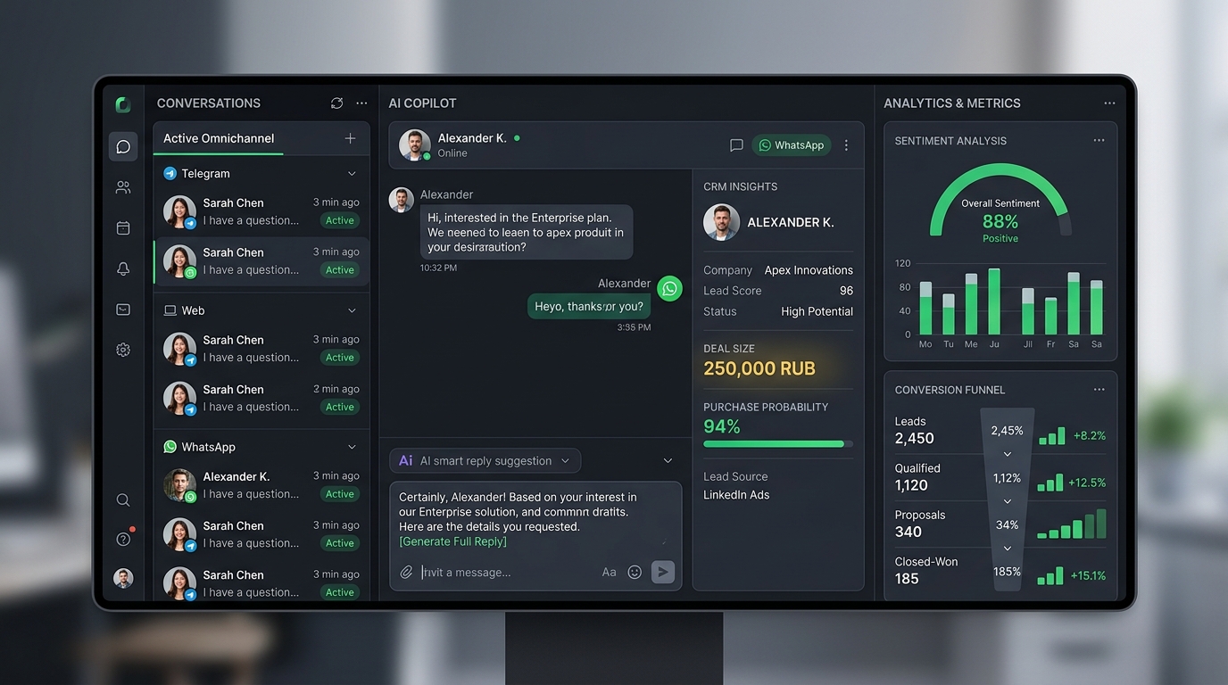 AI Copilot для Продаж & CRM